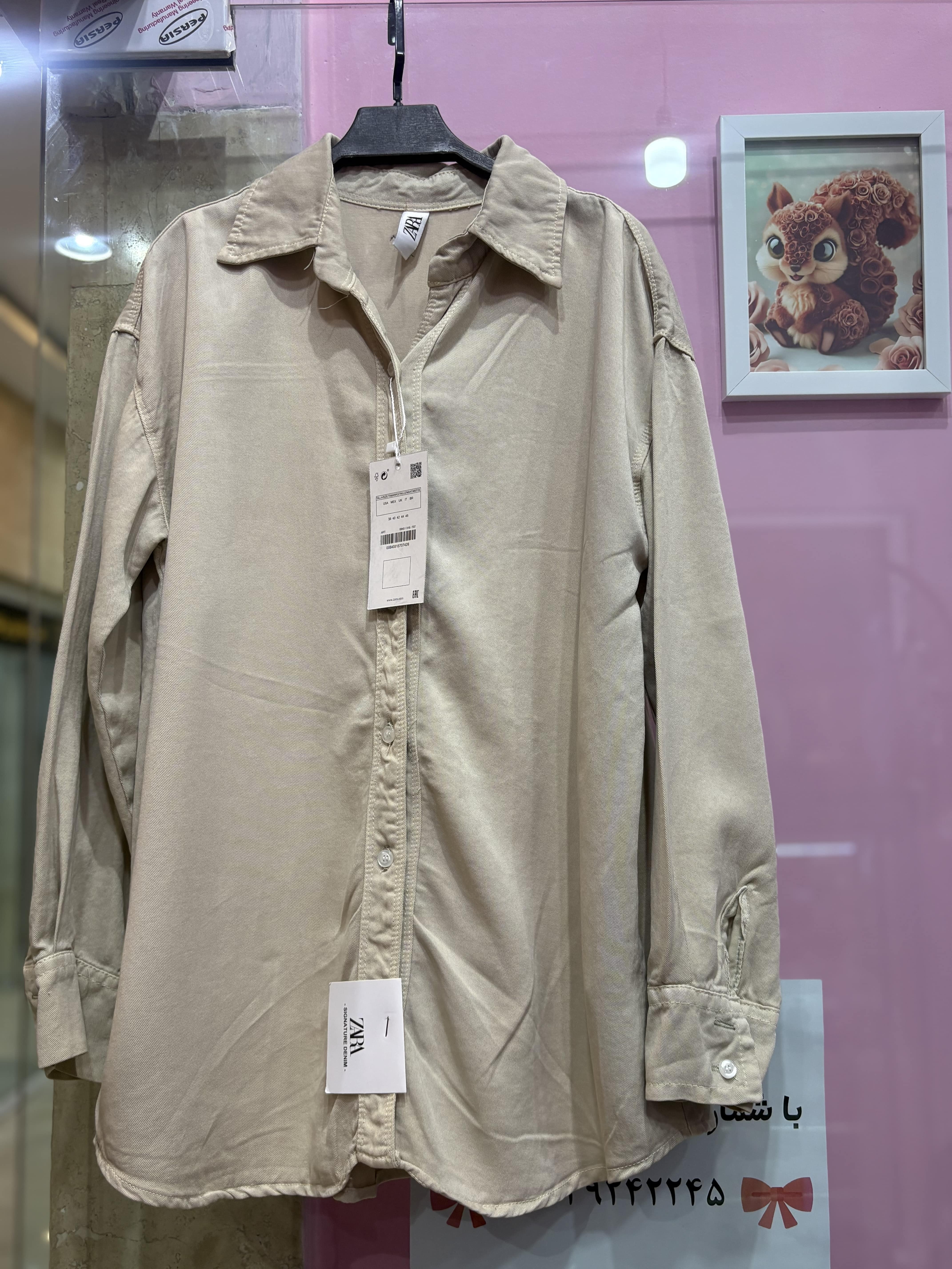 شومیز اورجینال zara💚